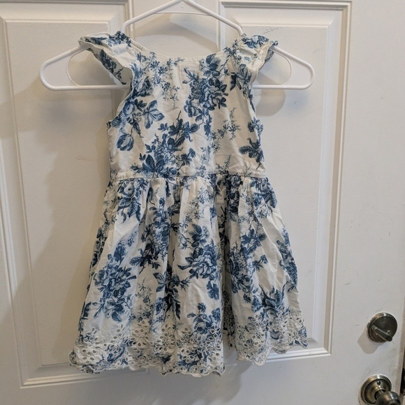 Gap x LoveShackFancy Blue Floral Eyelet Dress - Picture 5 of 5